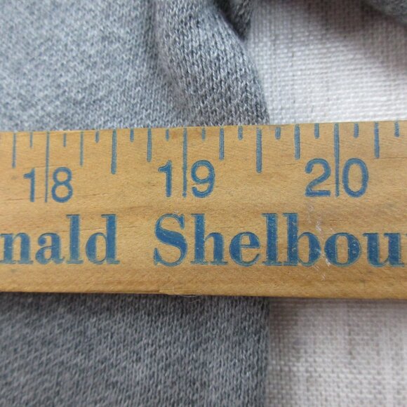 Croft & Barrow Cardigan Sweater Womens Medium Gray Ivory Classic‎ Fit Open Front - Picture 10 of 10